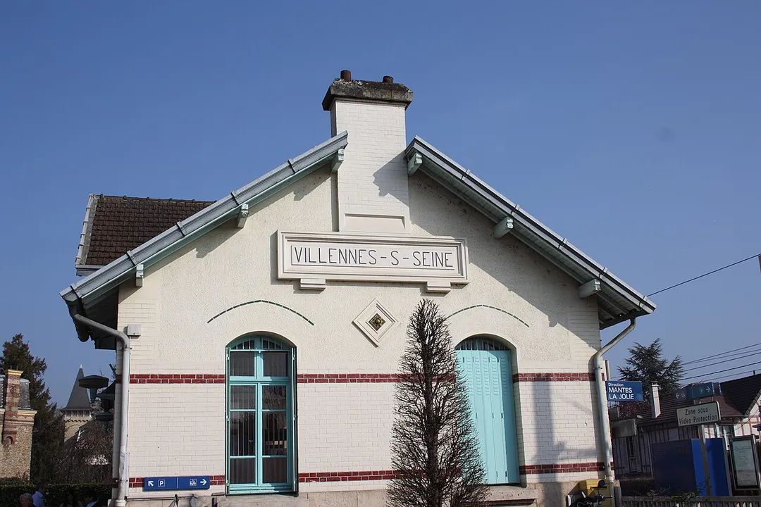 Bahnhof in Villennes-sur-Seine, erbaut um 1910