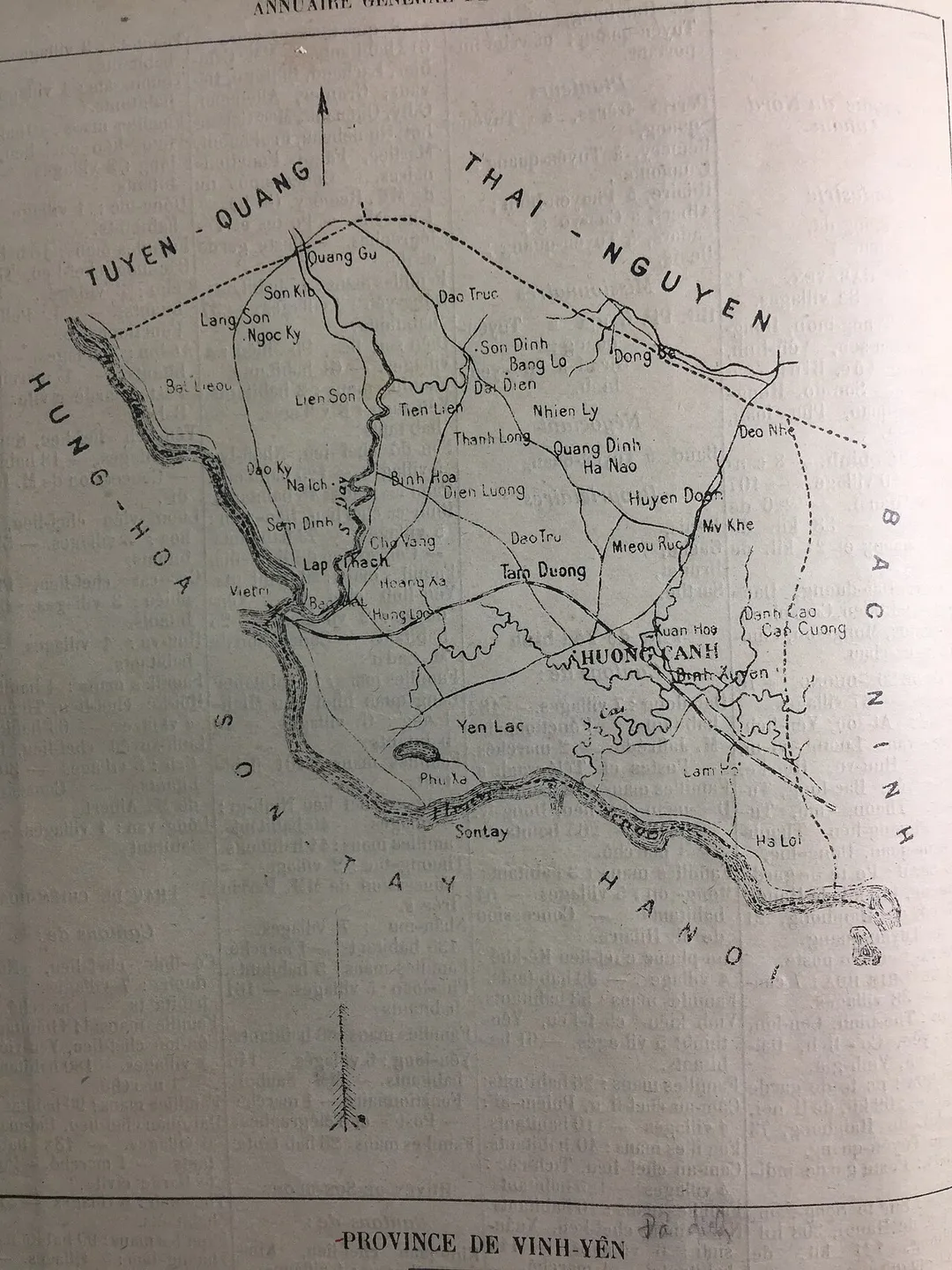 Vĩnh Yên Province in the early 1900s