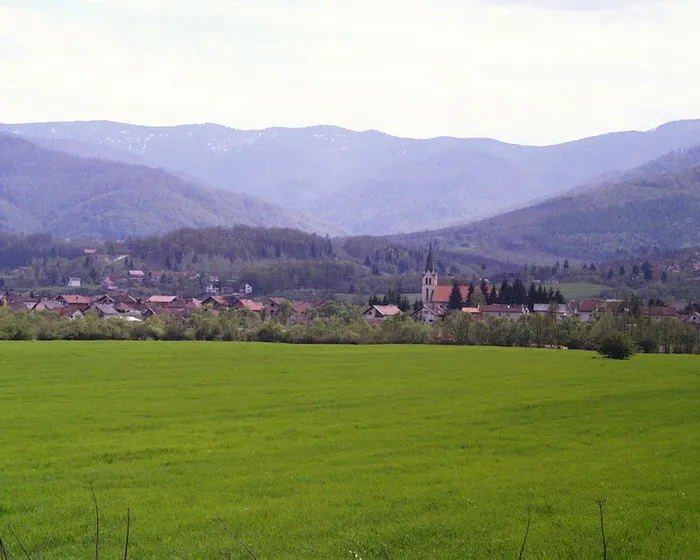 Vitez town in BiH