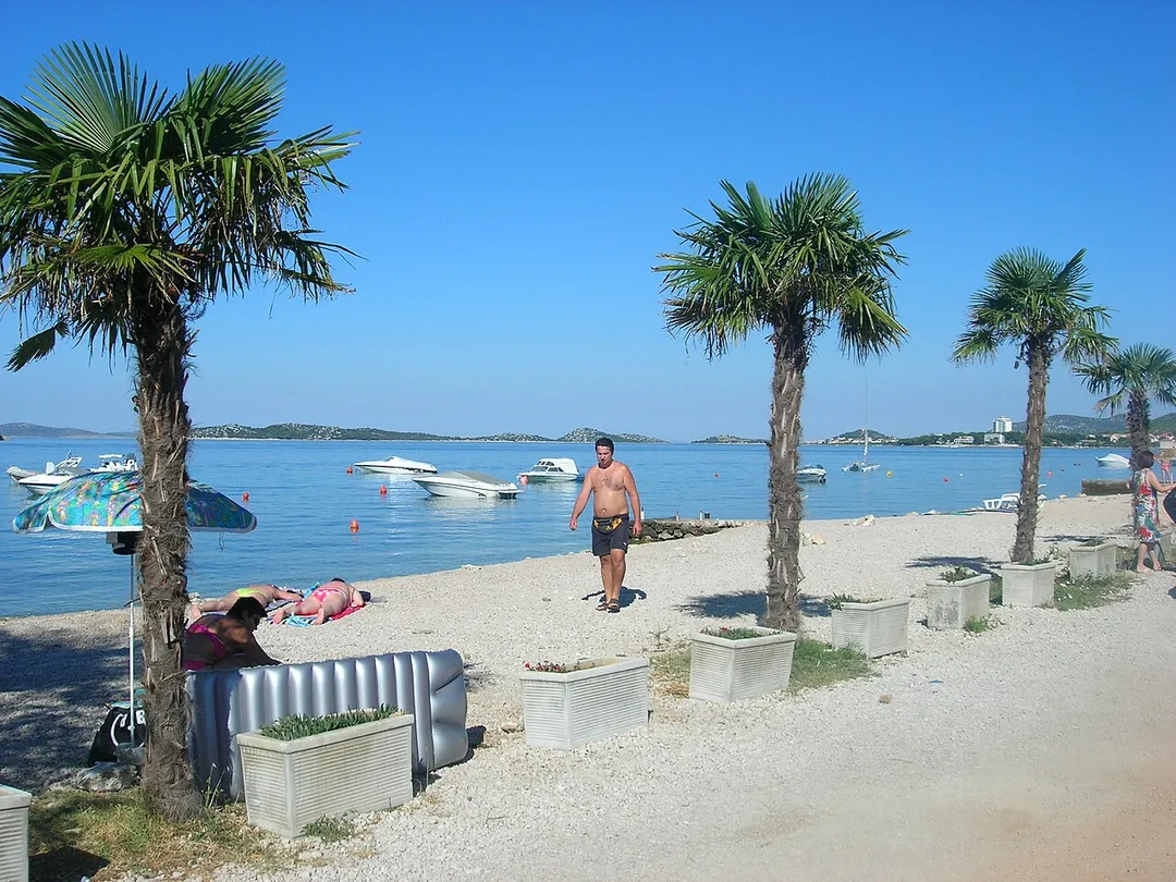 Monument (WW2) in Vodice, Croatia