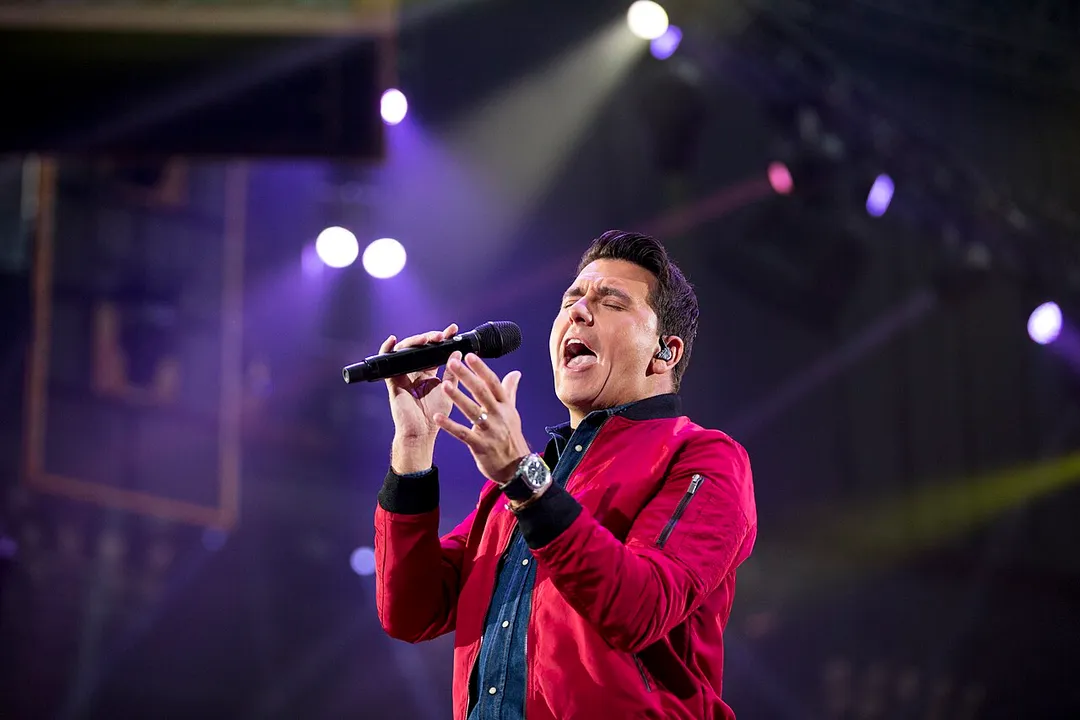 Jan Smit tijdens toppers in Concert 2017