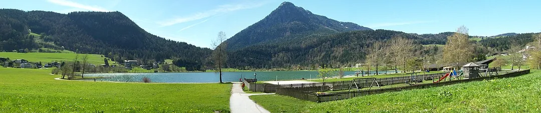 Panoramabild vom Thiersee in Tirol