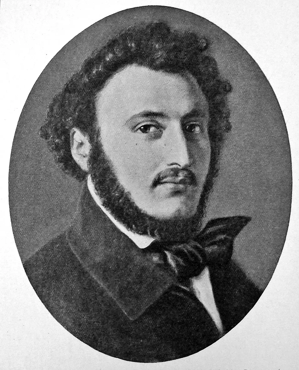 Meïr Aron Goldschmidt (1819-1887). Dansk-jødisk forfatter, satiriker og politisk iagttager.