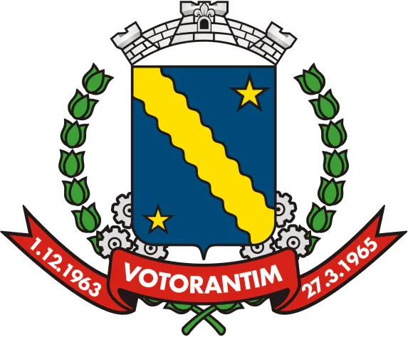 Brasão: Votorantim - municipio do estado de São Paulo.