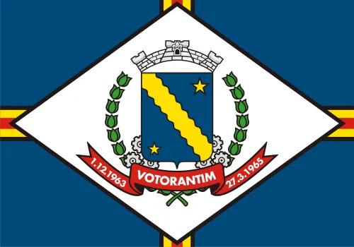 Bandeira: Votorantim - municipio do estado de São Paulo.