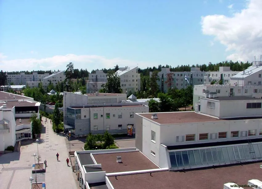 View on Meri-Rastila residential area in Vuosaari, Eastern Helsinki.