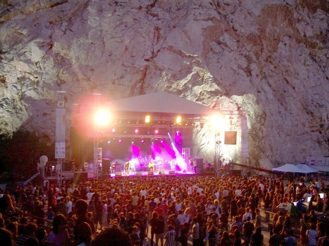 The "Theatro Vraxon"  (Theater of the Rocks) at Vyronas, Athens, Greece. Took that name because it is at the site of a former quarry
