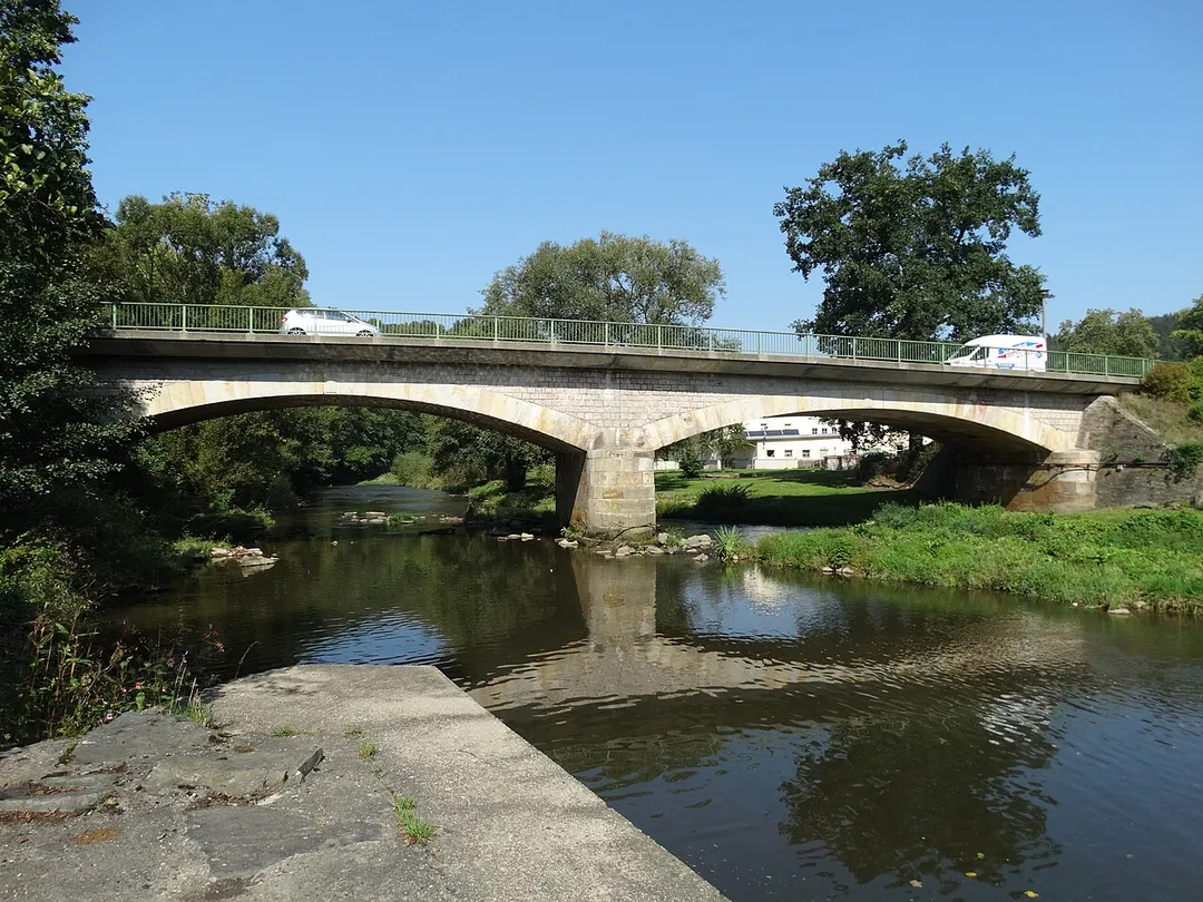 Waldkirchen Straßenbrücke über die Zschopau