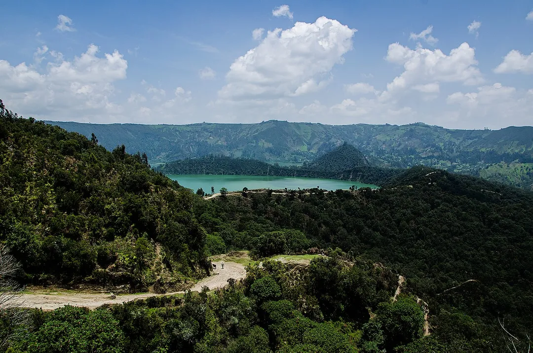 Wonchi lake is the most beautiful place in Ethiopia. This picture is taken on 20th September 2014, the raining season of Ethiopia.