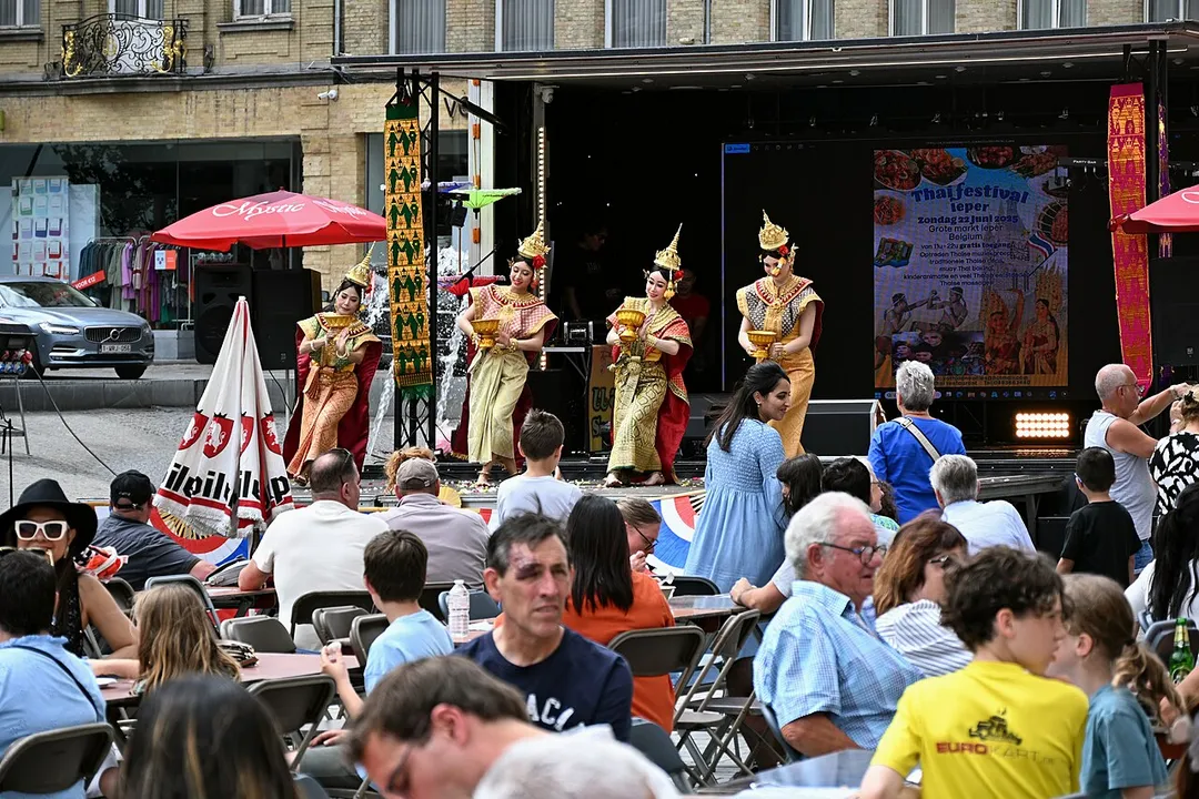 Dancers at the Thai Festival, Ypres, 2025
