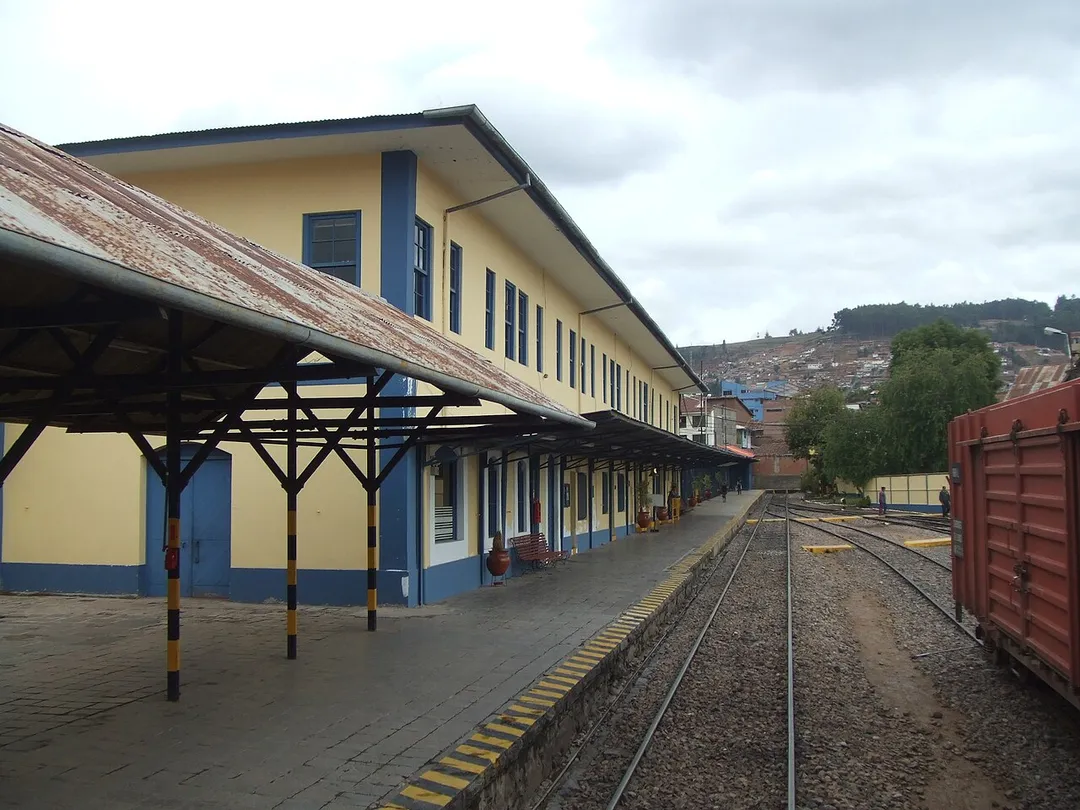 Cuzco (San Pedro) Station, bult by the Ferro Carril Cuzco a Santa Ana (FCCSA)10/07.