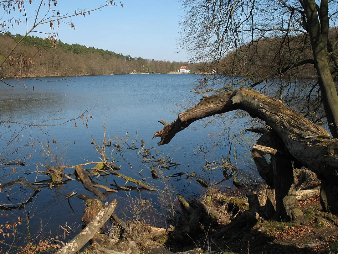 Lake in Wandlitz-Lanke in Brandenburg, Germany