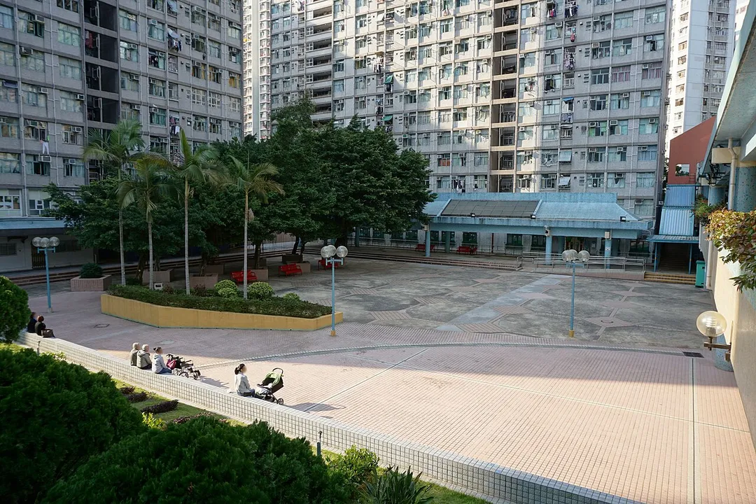Wang Tau Hom Estate in Lok Fu, Hong Kong.