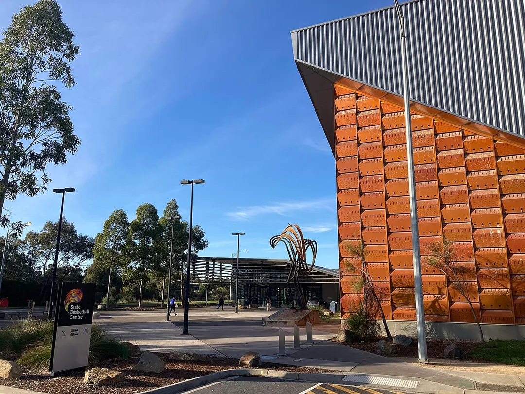 Entrance to Melbourne's State Basketball Centre