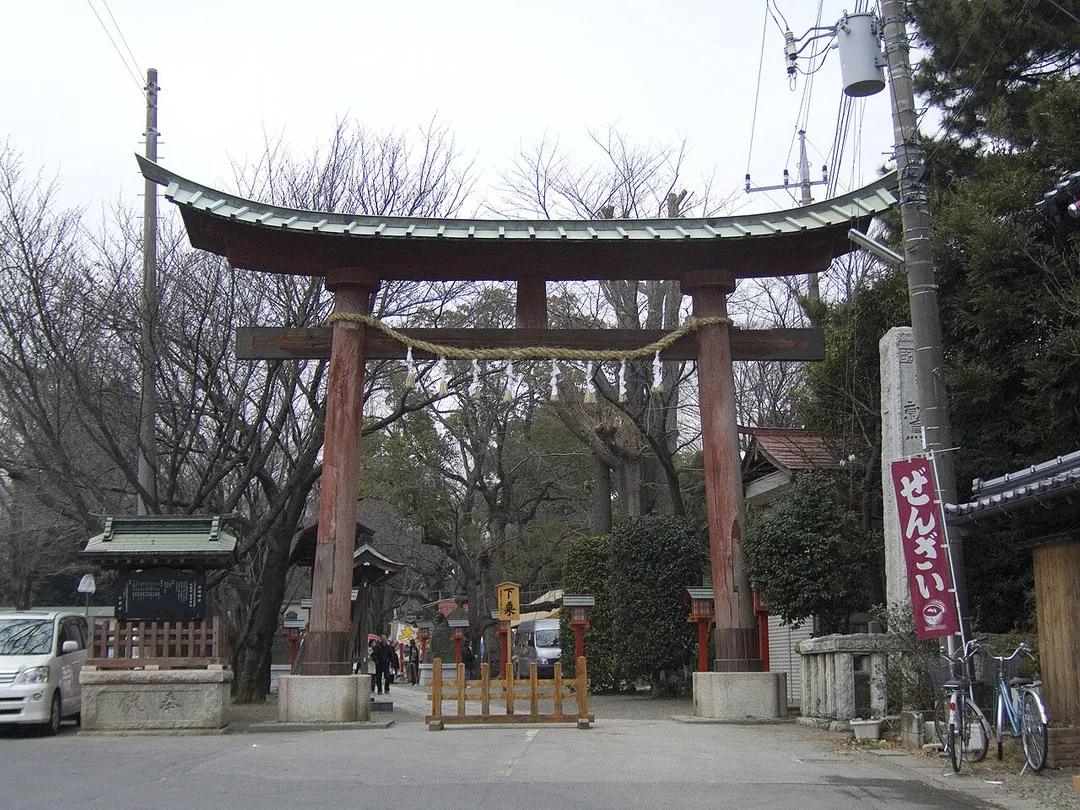 The Torii of the Washinomiya Shrine in Washimiya town(Kuki city since March 2010), Saitama prefecture, Japan