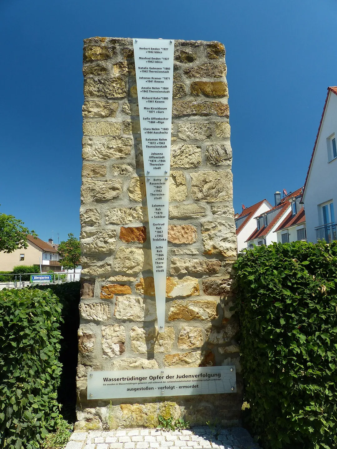 Stadtmauer am Sonnenuhrenpark zur Landesgartenschau