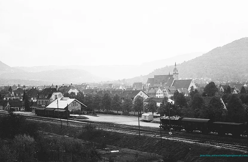 Wassergärten und Bahnhof, Weilheim an der Teck