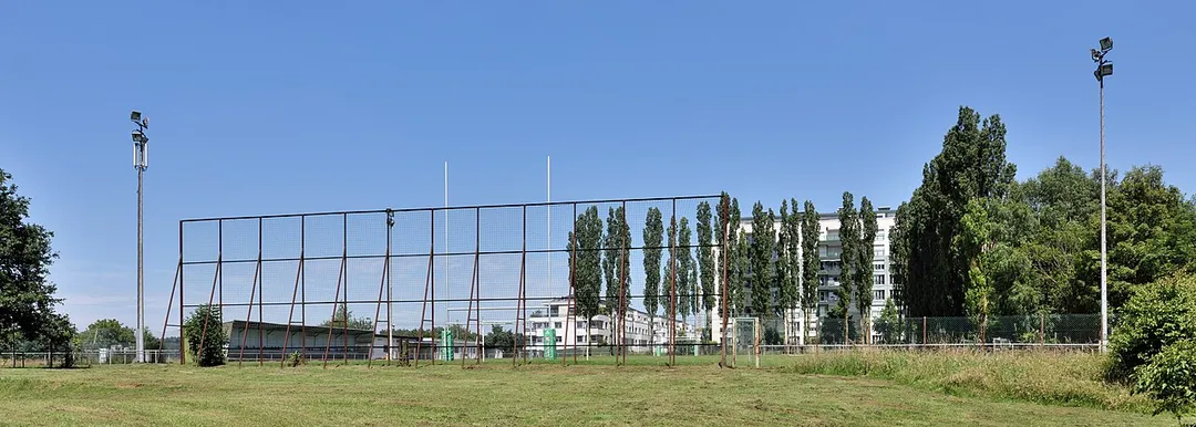 Stadium Michel-Wagner in Luxembourg-Weimerskirch. Postal address: 1, rue de Saint-Vith.