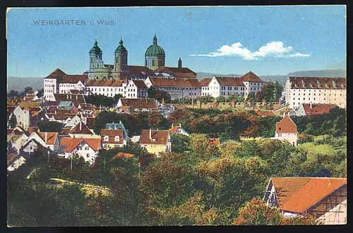 Weingarten. Gestamtansicht.