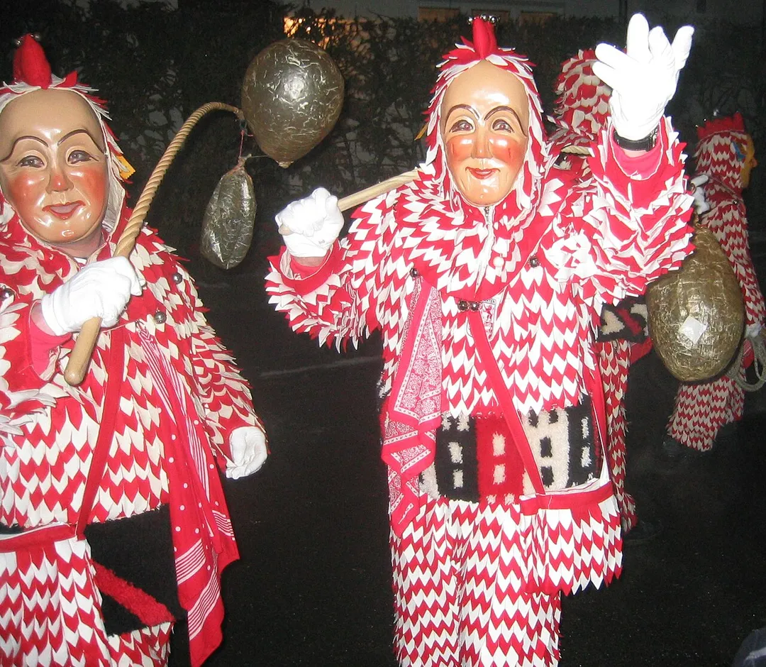 Weingarten, Germany: Plätzler carnival masks