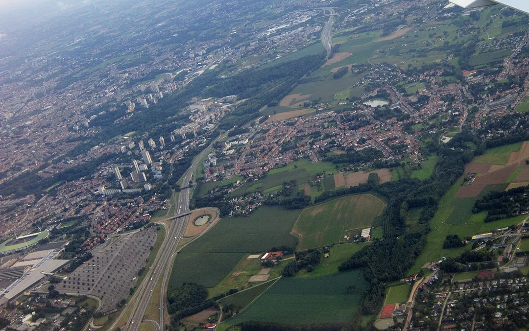 Aerial view of Wemmel
