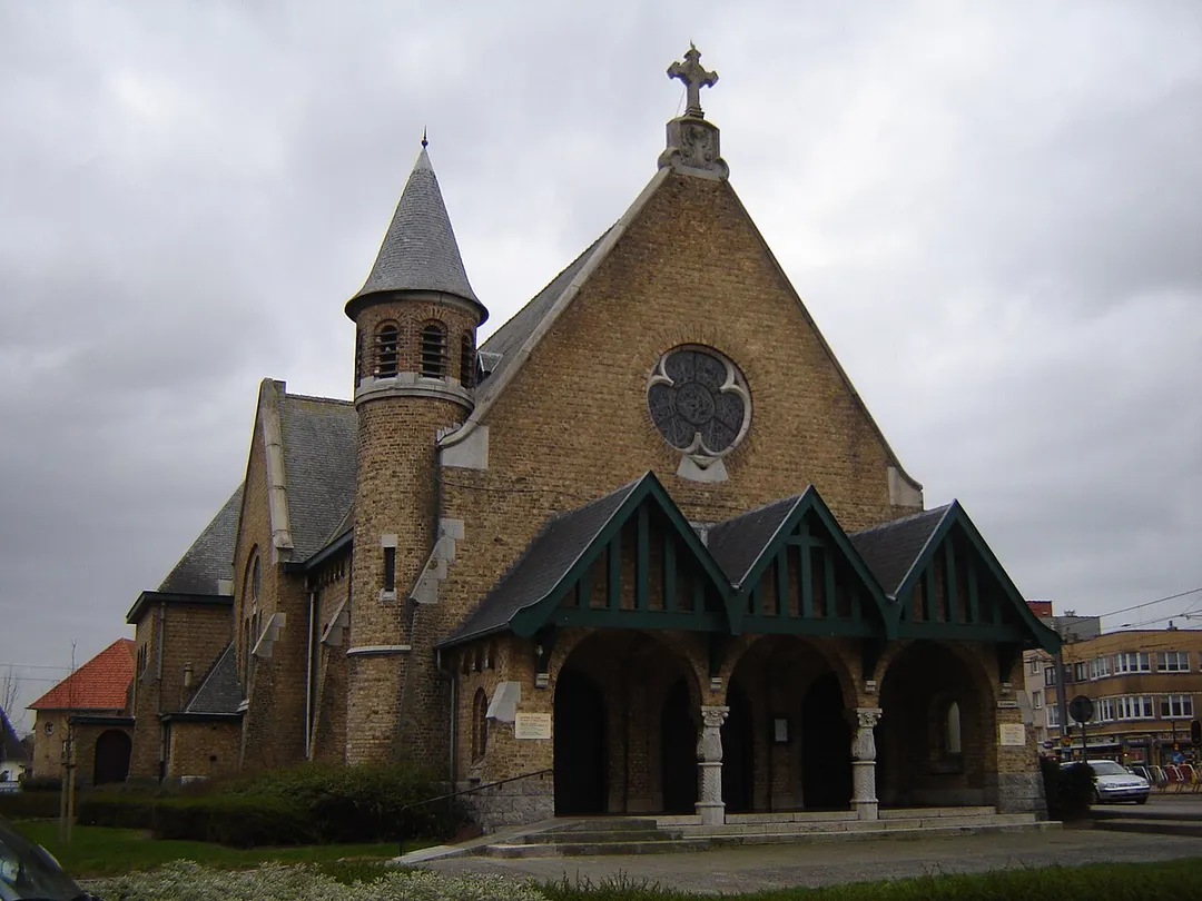 Church of Saint Theresia in Westende. Westende, Middelkerke, West Flanders, Belgium