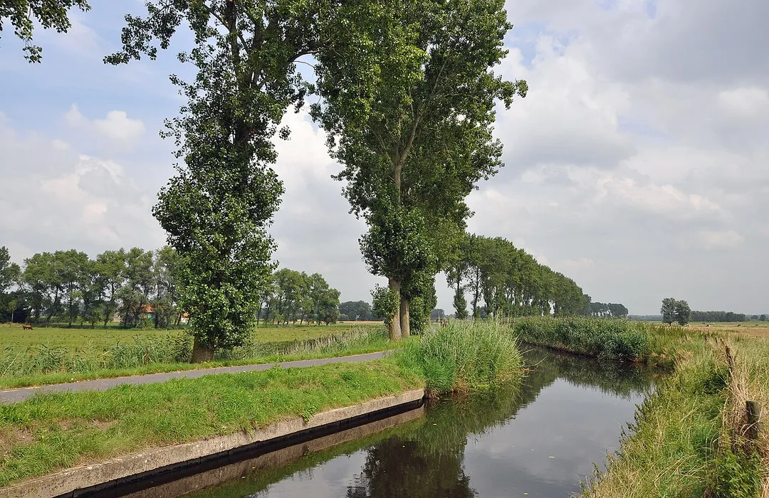 Westkerke (municipality of Oudenburg, province of West Flanders, Belgium): the Bourgogne canal