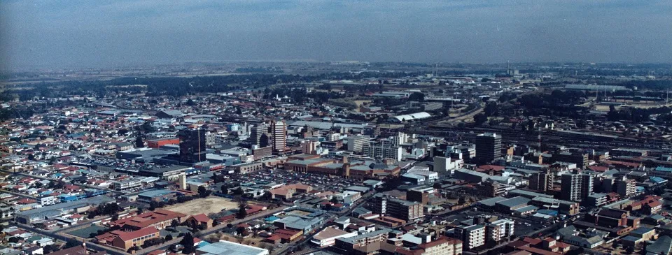 Panoramic view of the Springs CBD