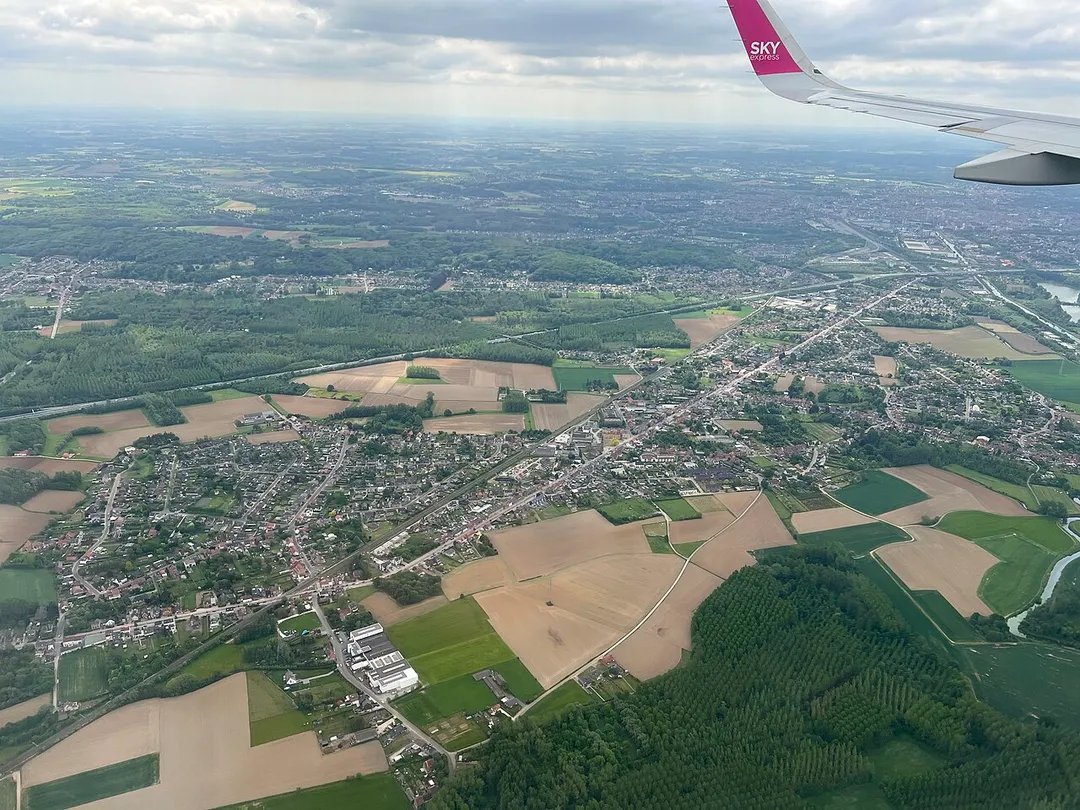 View of Wilsele, a section the part of the Flemish city of Leuven in Belgium.