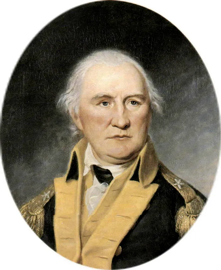 Portrait of Daniel Morgan, American general in the American Revolutionary War