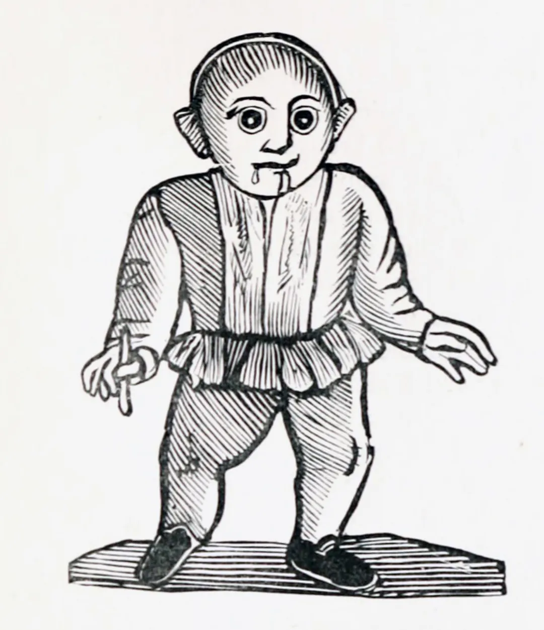 Illustration from an 18th century chapbook reproduced in Chap-books of the eighteenth century by John Ashton (1834).