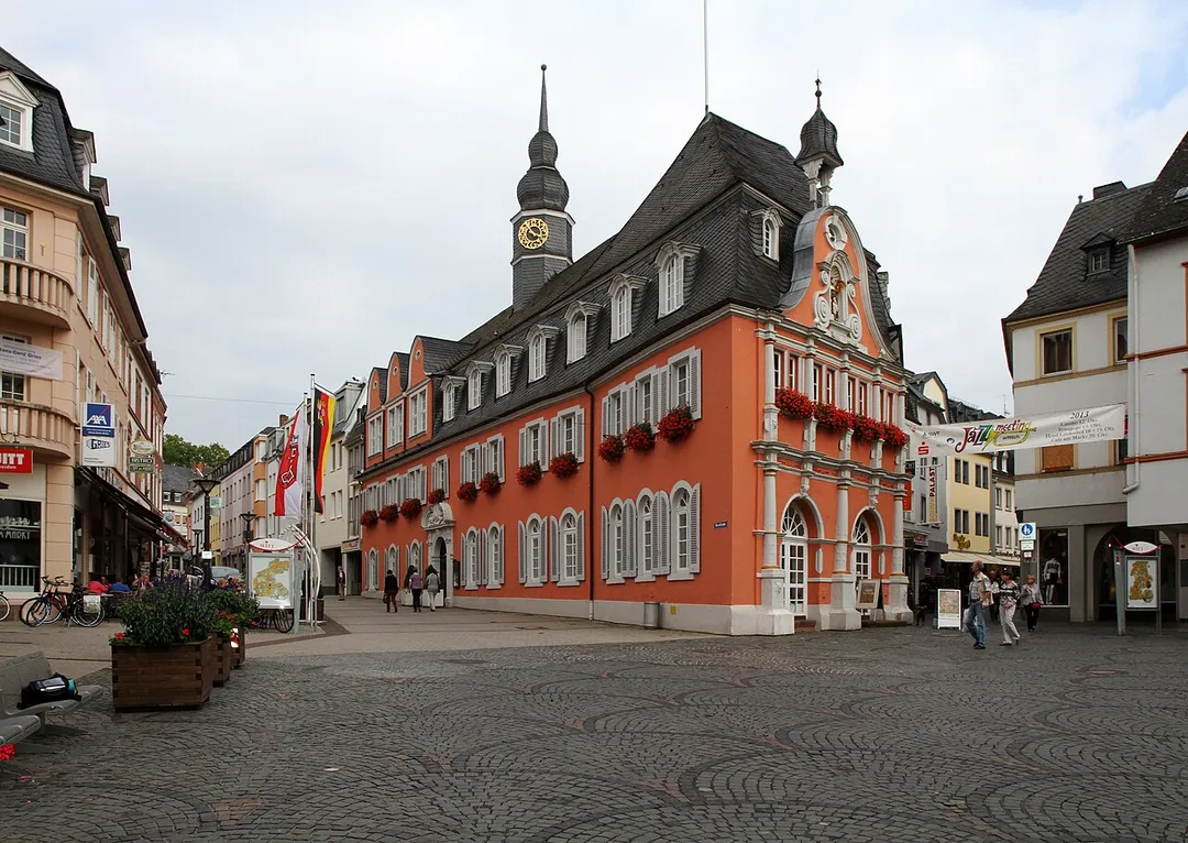 The old town-hall in Wittlich, Rhineland-Palatinate