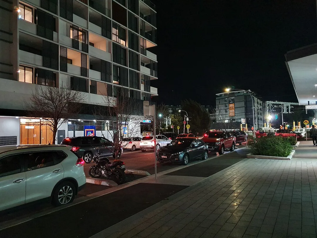 Shops and high-rise apartment buildings in Wolli Creek, a suburb in southern Sydney