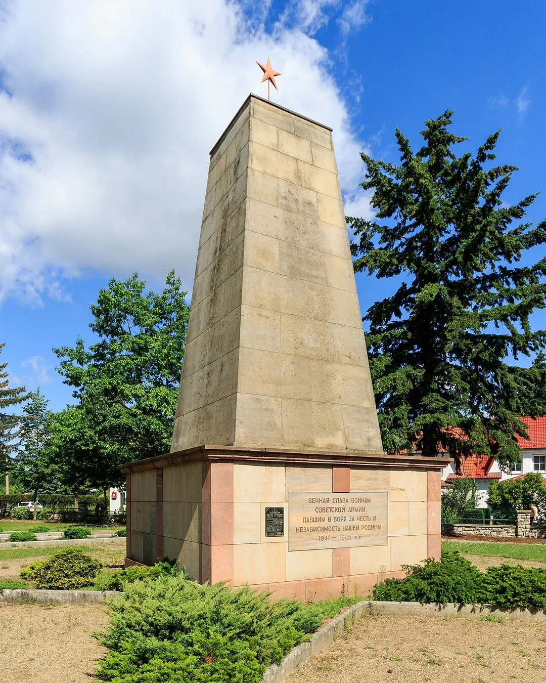 Soviet WWII memorial in Woltersdorf near Berlin