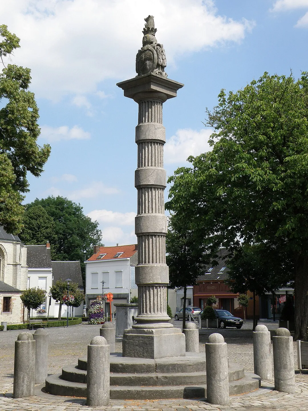 Wommelgem (prov. Antwerpen, België). Kaak (Kerkplaats).