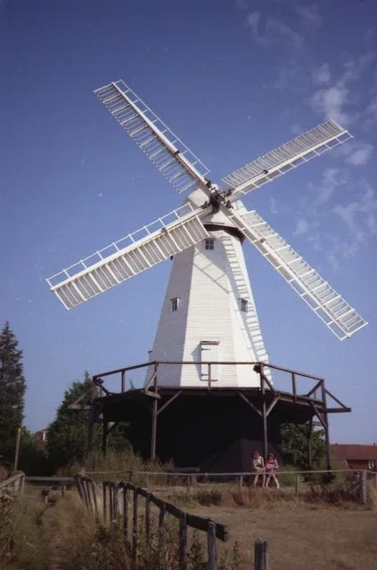 Photo of the restored Lower Mill, Woodchurch