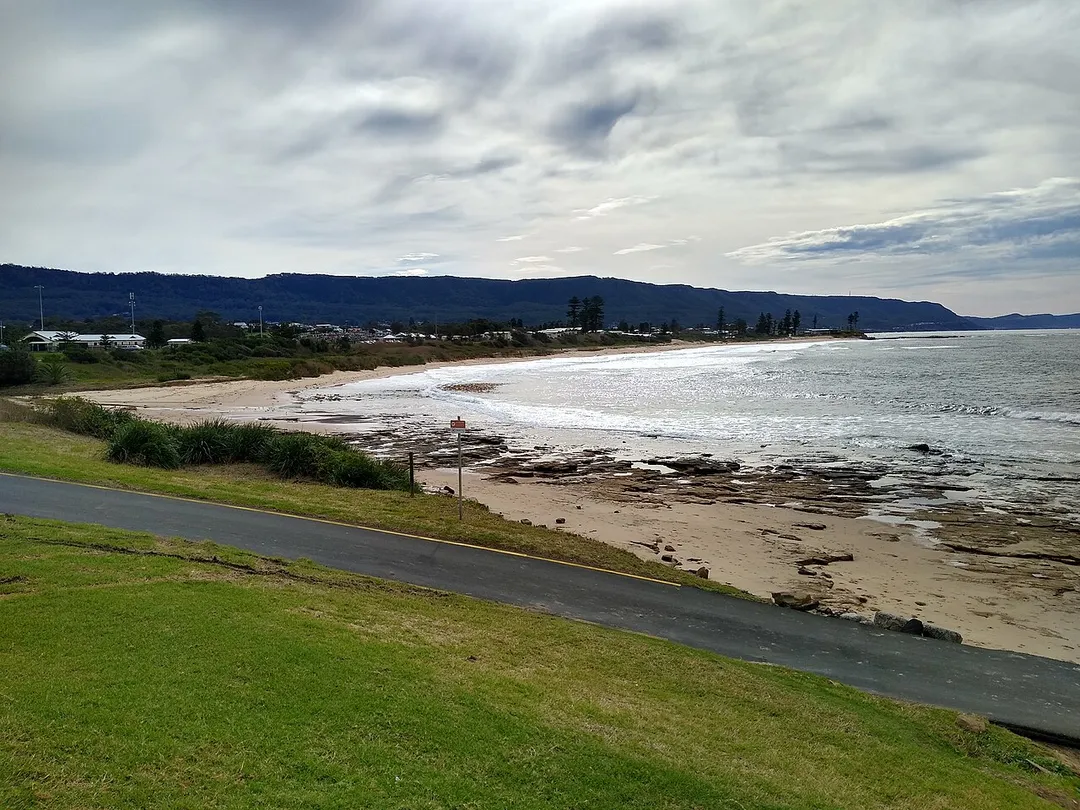 Area near Collins Rock, Woonona. According to the plaque: "Near this spot Captain James Cook first attempted landing in Australia 28th April 1770".