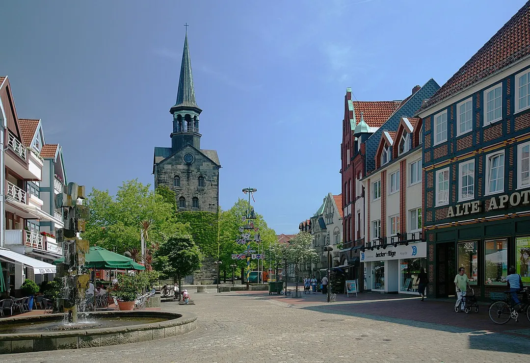 Pedestrianzone, Wunstorf, Germany