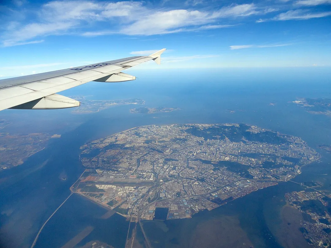 ​厦门岛航空图