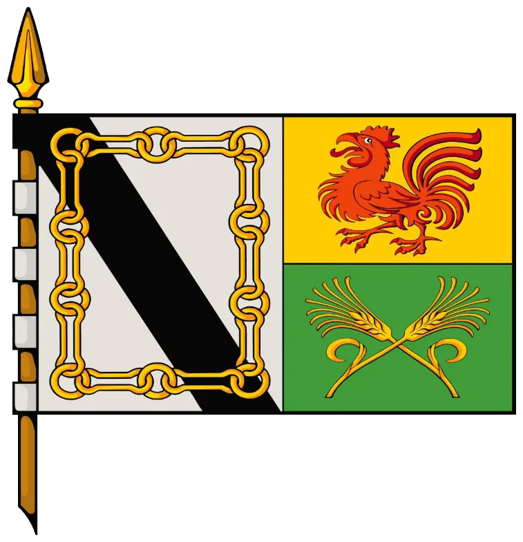 Flag of Xinzo de Limia, Galicia, Spain.