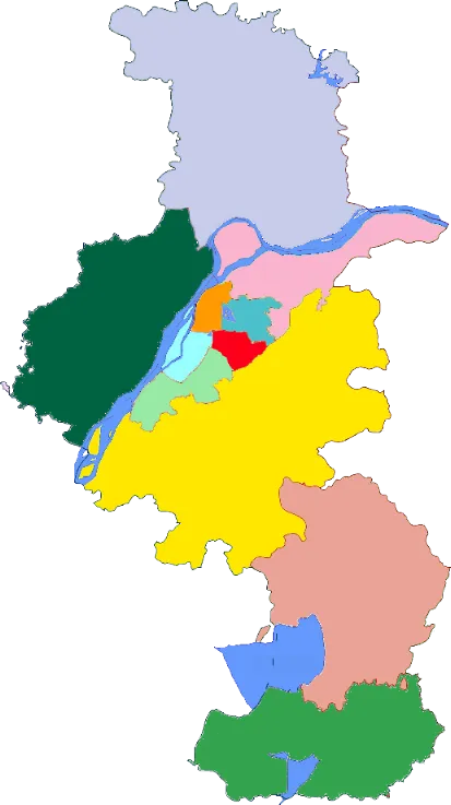 Subdivision of Nanjing