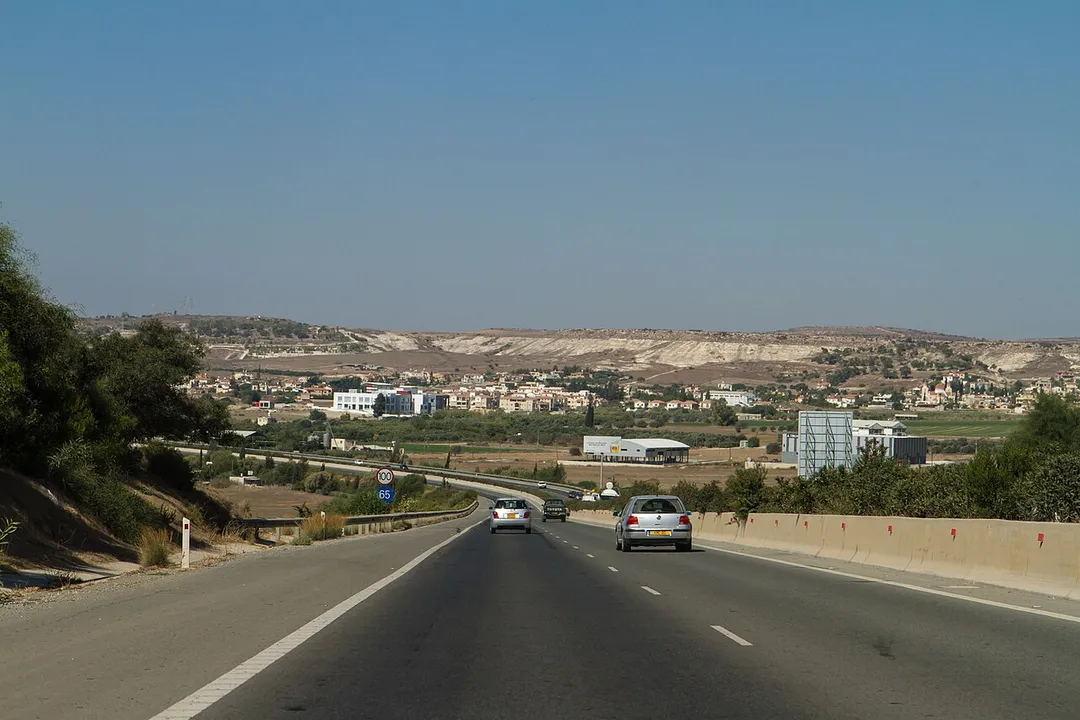 A3 near Xylotymvou, Overlooking Pyla, Cyprus