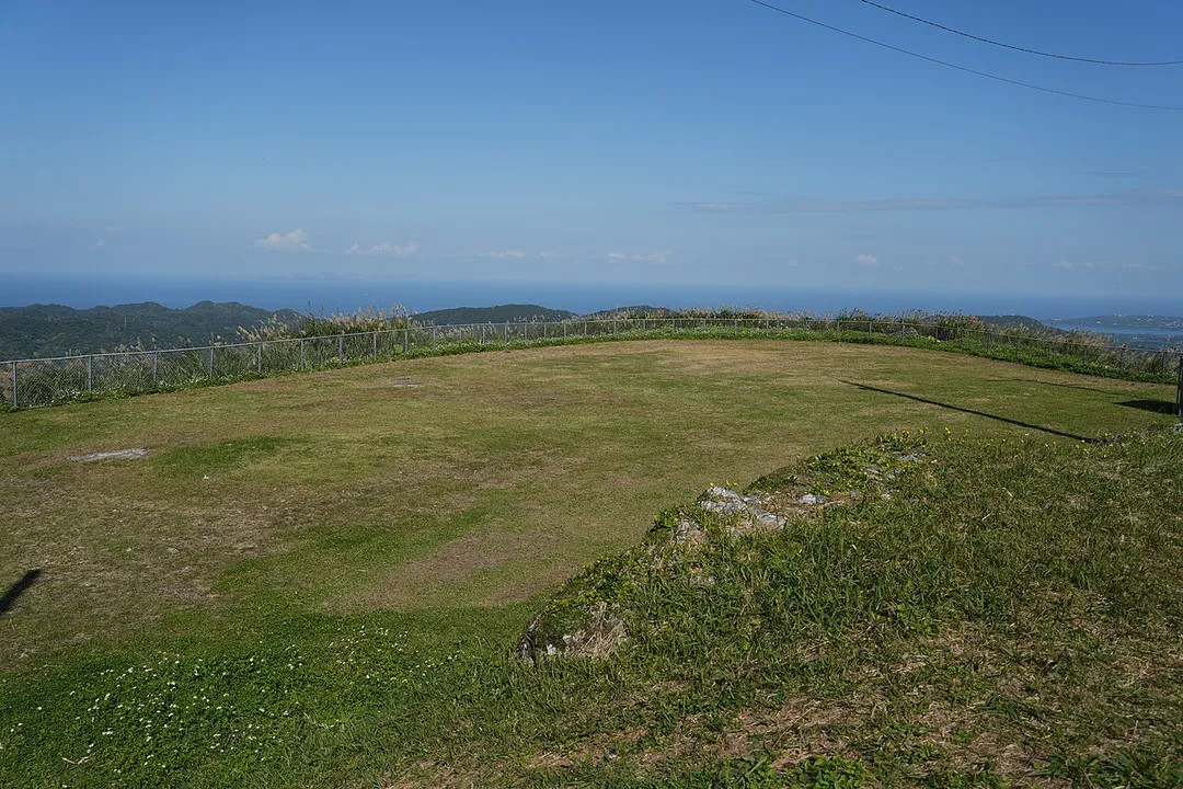 The flat ground at the summit of Mount Yae, Motobu, Okinawa Prefecture, Japan