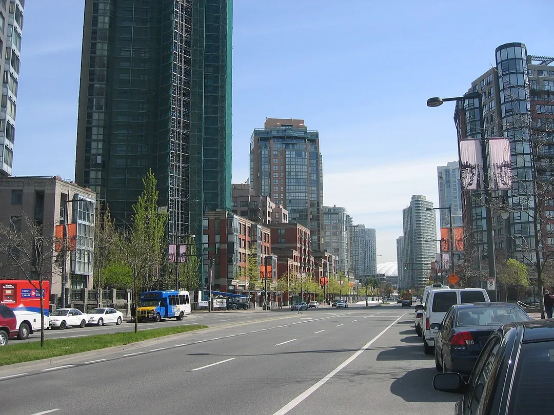Pacific Blvd. in Yaletown.