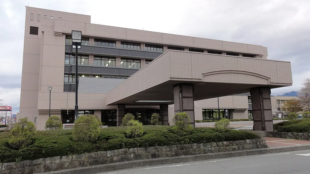Higashine city office,Yamagata prefecture,Japan