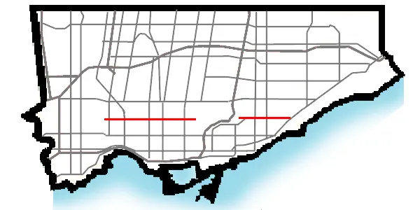 map of w:St. Clair Avenue