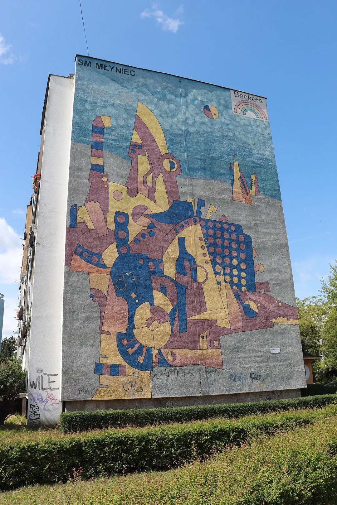 Gdańsk - Monumental Painting Collection - mural by Jonas Zagorskas (1997)