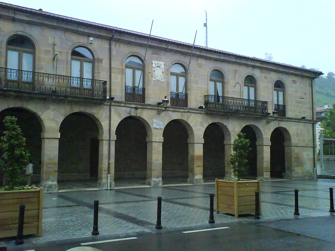 Cegama, Casa consistorial. Guipúzcoa, País Vasco (España).
