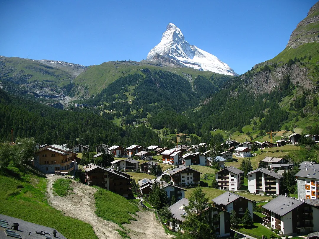 Matterhorn viewed from Gornergratbahn, Winkelmatten / Zermatt, Switzerland