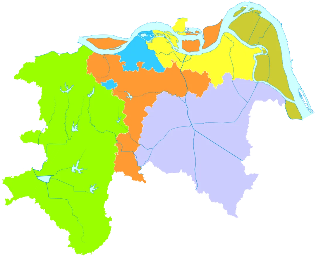 administrative divisions of Zhenjiang City, Jiangsu, China